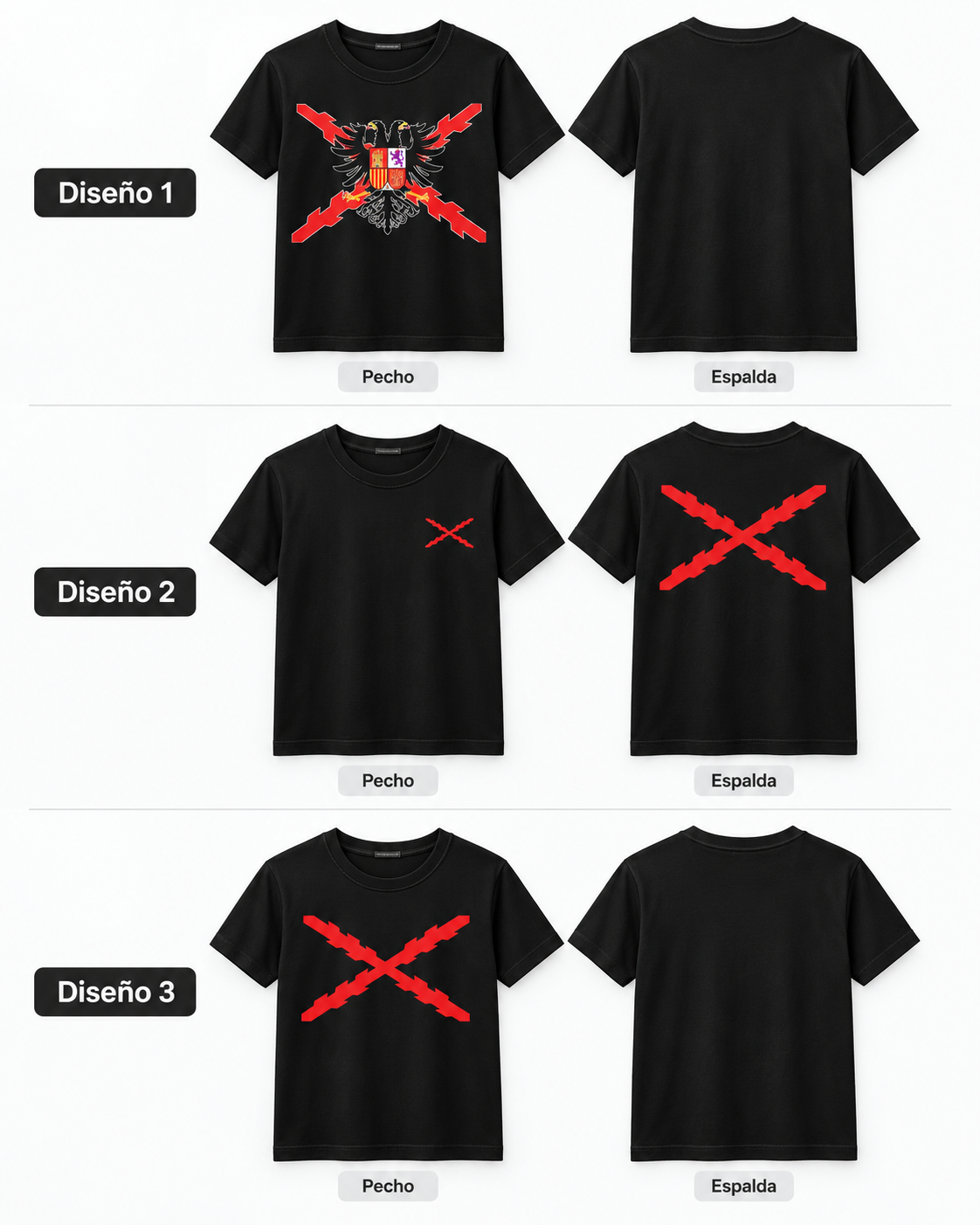 Camiseta Cruz de Borgoña