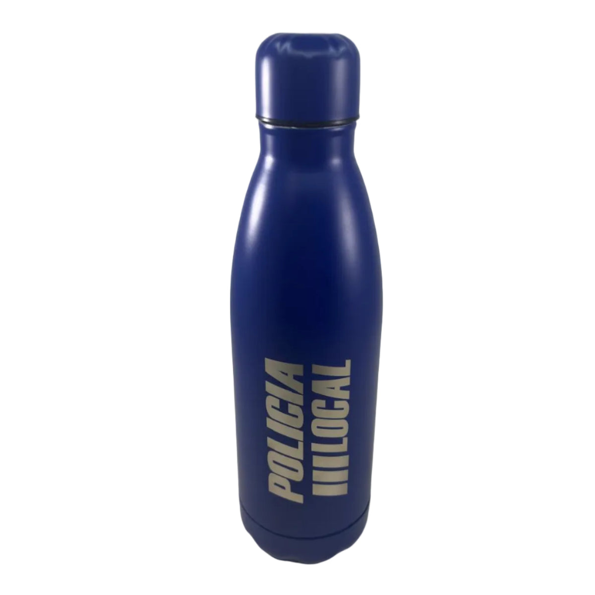 Botella Policía Local, Acero Inox.