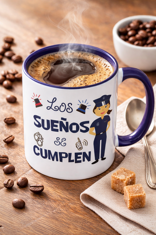 Tazas Cerámica Policía Nacional