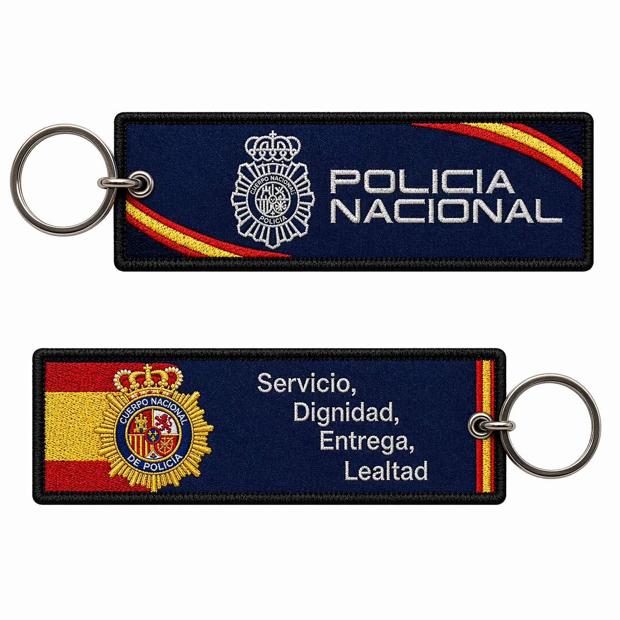 Llavero Bordado Policía Nacional