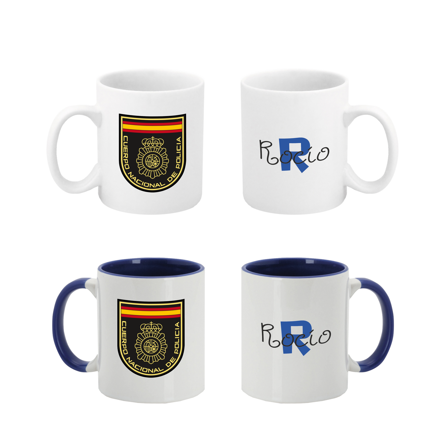 Tazas Cerámica Policía Nacional