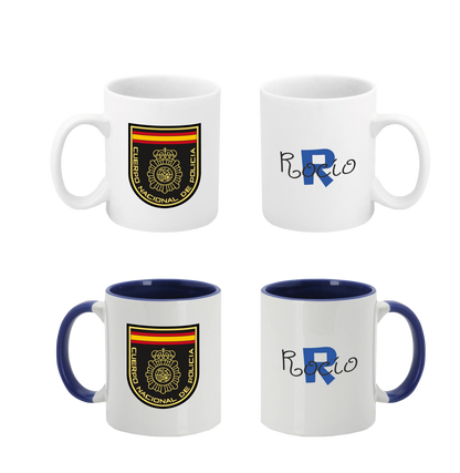 Tazas Cerámica Policía Nacional