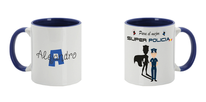 Tazas Cerámica Policía Nacional