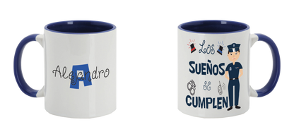 Tazas Cerámica Policía Nacional