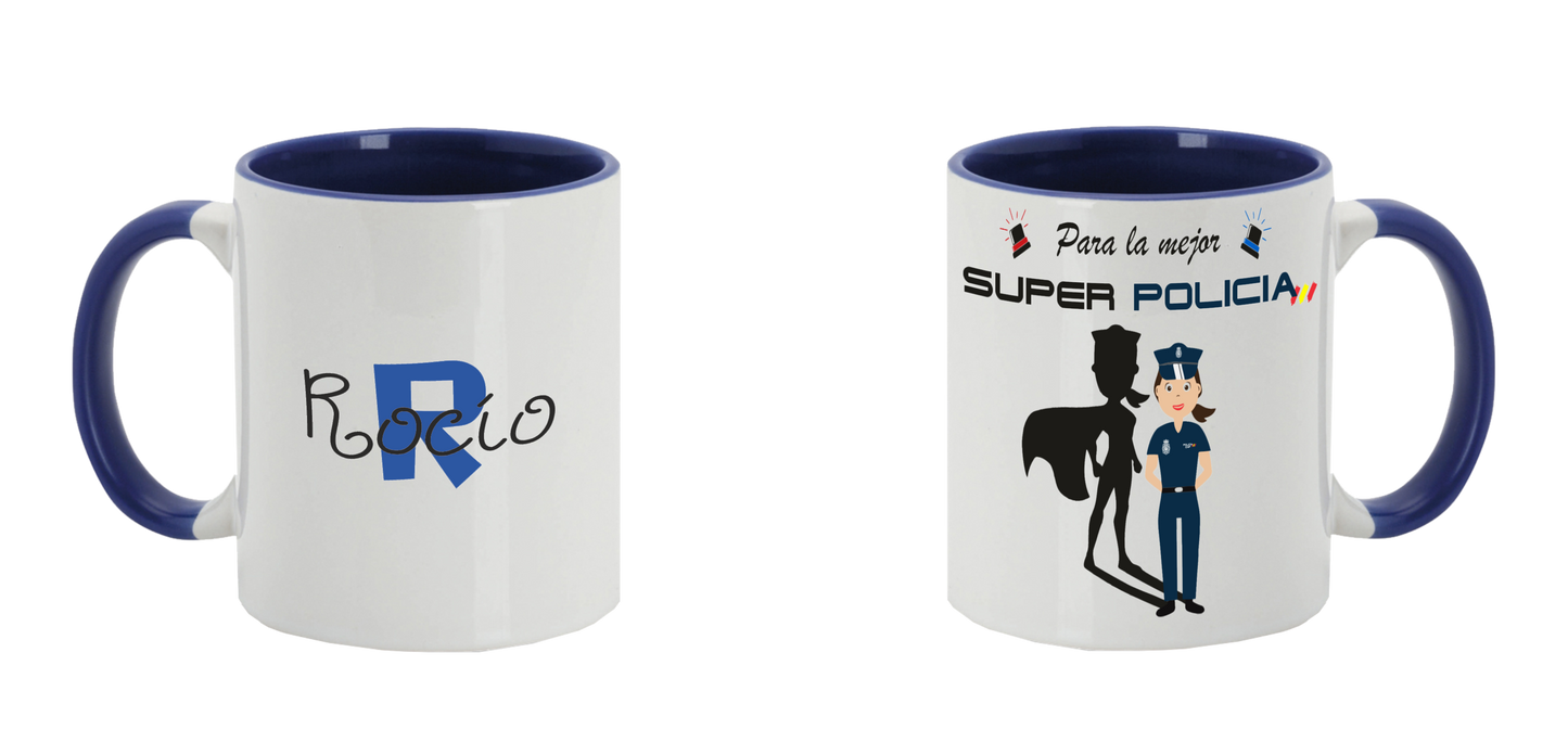 Tazas Cerámica Policía Nacional