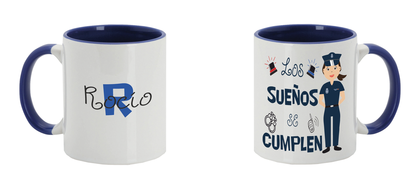 Tazas Cerámica Policía Nacional