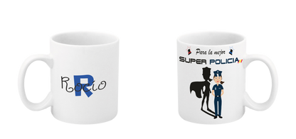 Tazas Cerámica Policía Nacional