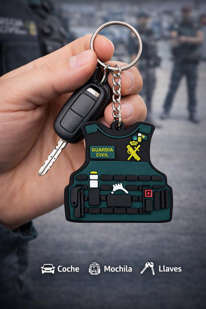 Llavero Chaleco Táctico Guardia Civil