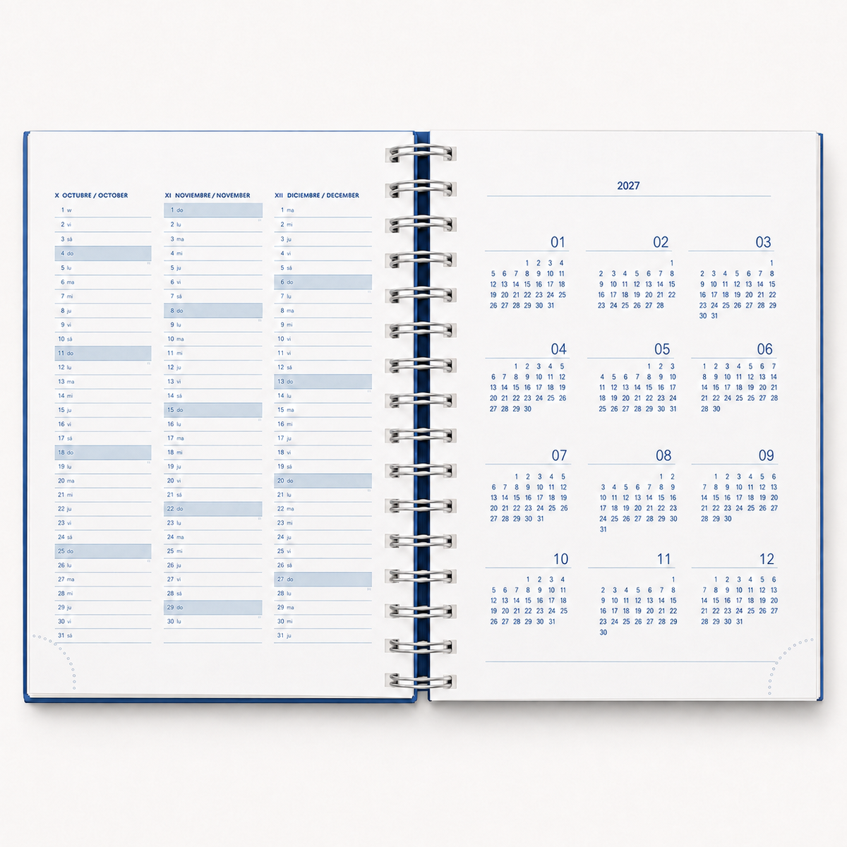 Agendas 2027 Personalizables