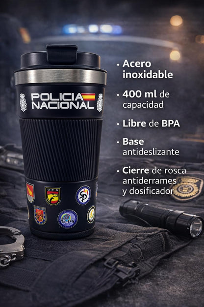 Vaso Térmico Policía Nacional
