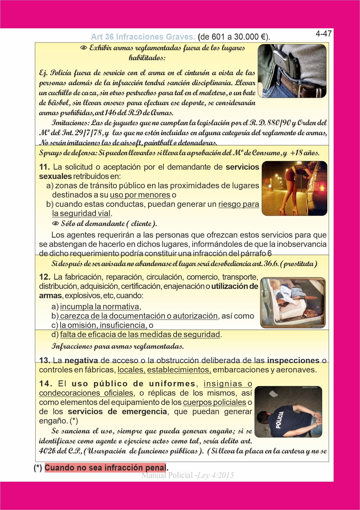 Manual Policial, Guía Rápida para Fuerzas y Cuerpos de Seguridad, Actualizado 2023