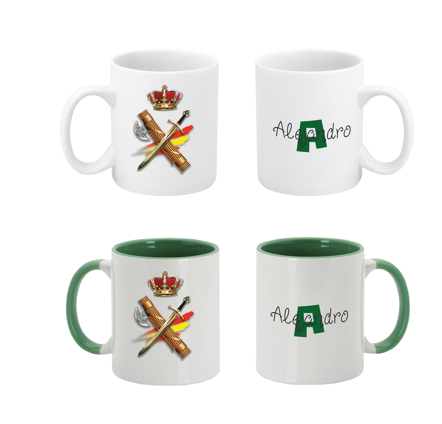 Tazas Cerámica Guardia Civil