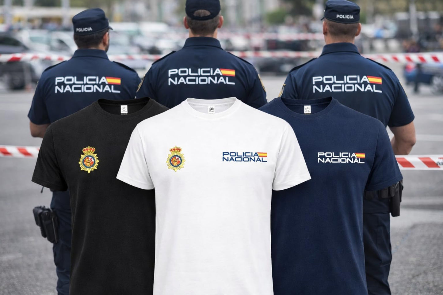 Camiseta Policía Nacional Algodón