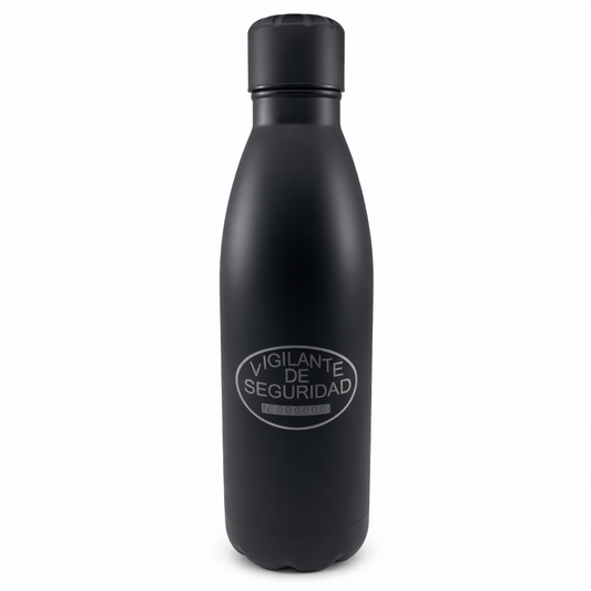 Botella Vigilante de Seguridad, Acero Inox.
