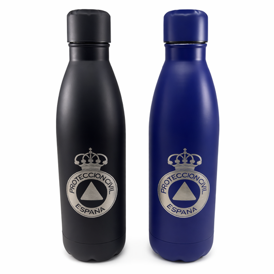 Botella Protección Civil, Acero Inox.