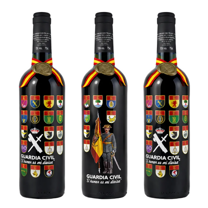 Botella Vino Guardia Civil