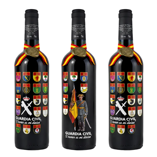 Botella Vino Guardia Civil