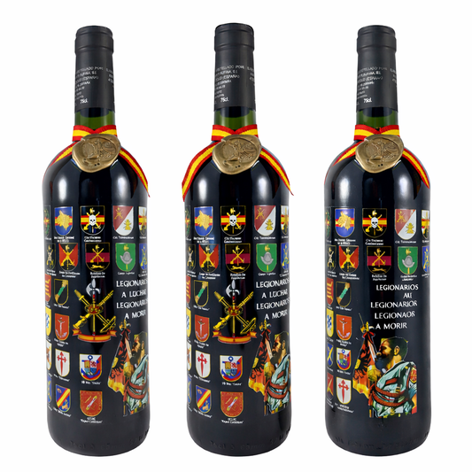 Botella Vino Legión Española
