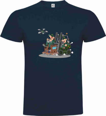 Camiseta Guardia Civil Algodón Caricatura