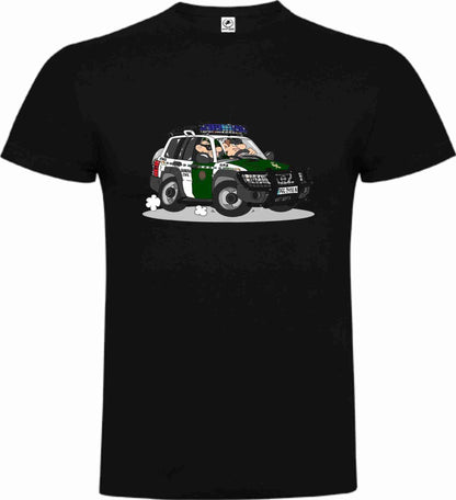Camiseta Guardia Civil Algodón Caricatura
