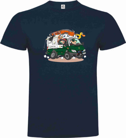 Camiseta Guardia Civil Algodón Caricatura