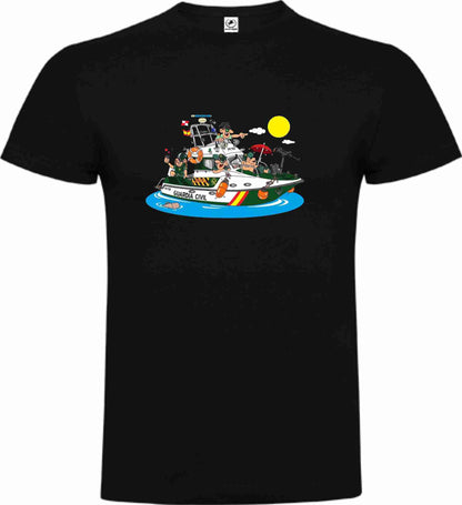 Camiseta Guardia Civil Algodón Caricatura