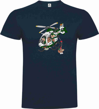 Camiseta Guardia Civil Algodón Caricatura