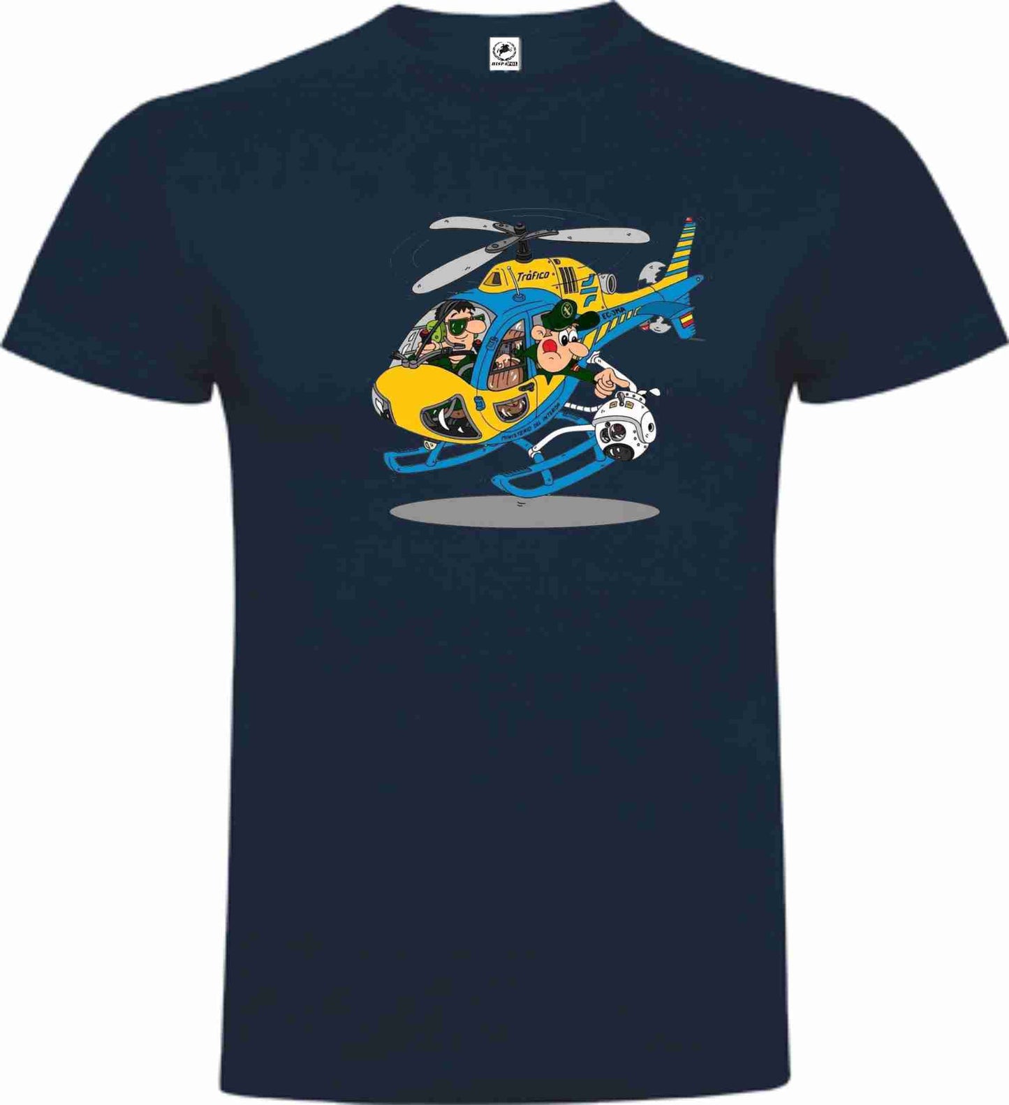 Camiseta Guardia Civil Algodón Caricatura