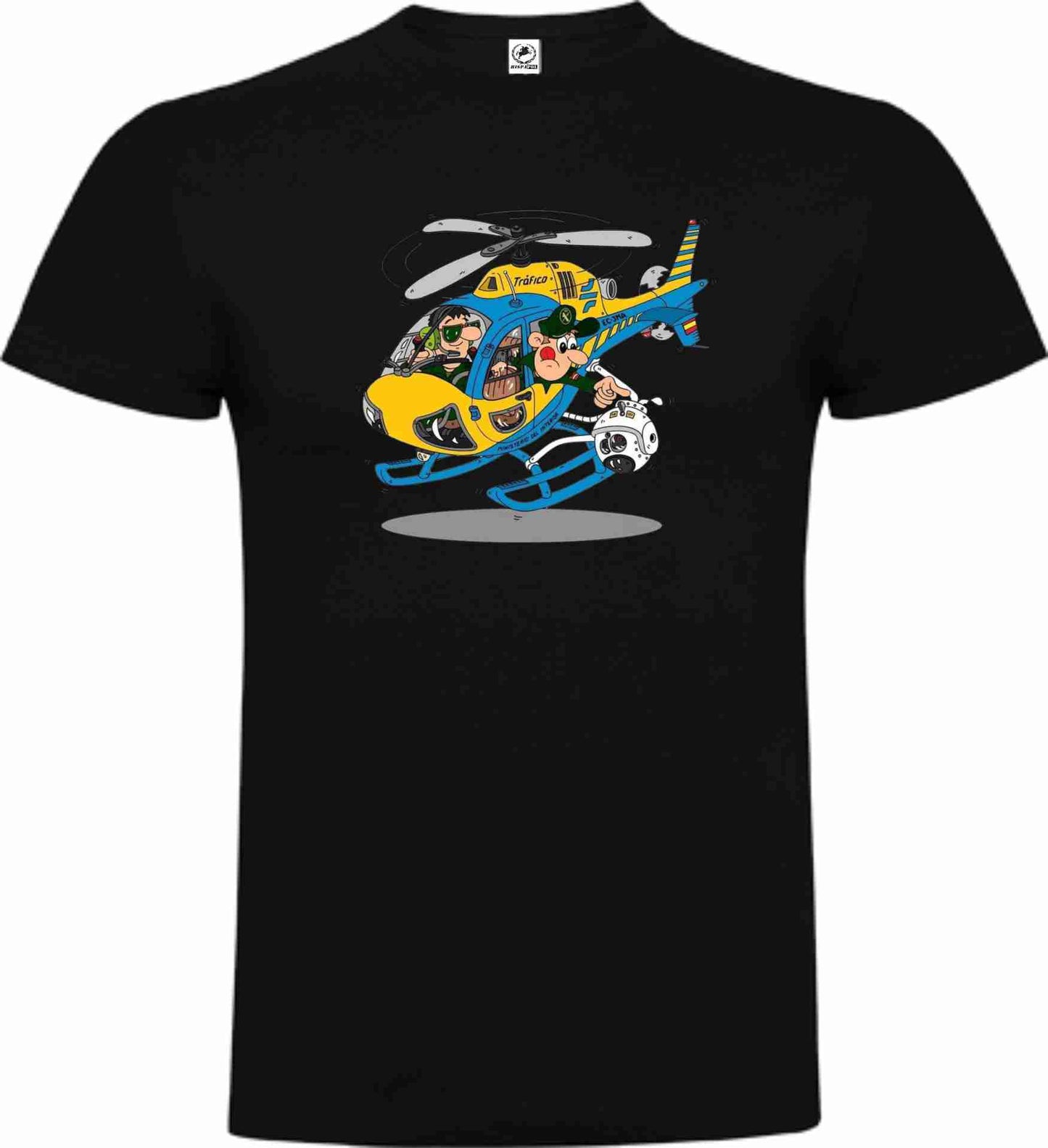 Camiseta Guardia Civil Algodón Caricatura