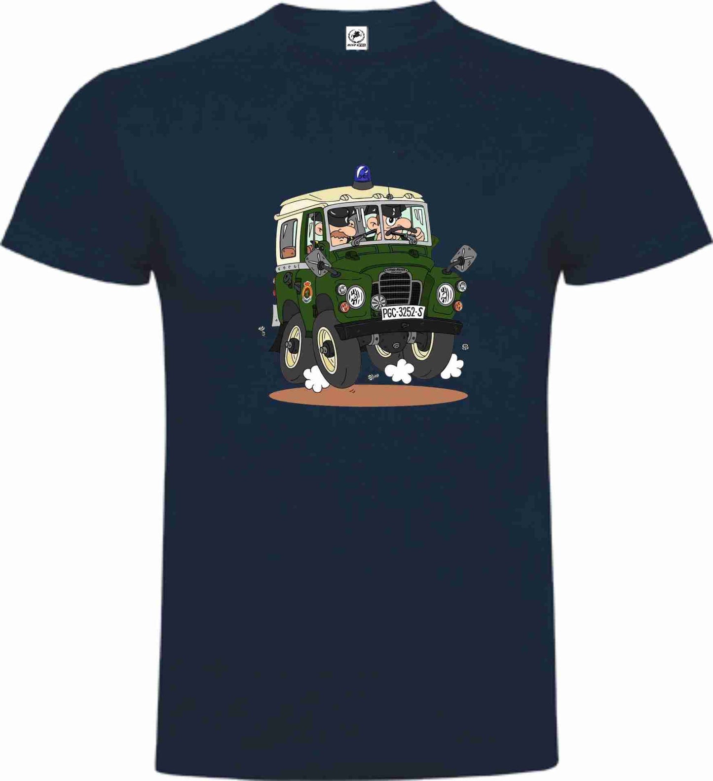 Camiseta Guardia Civil Algodón Caricatura