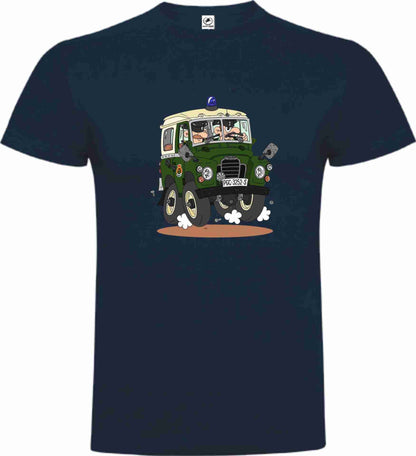 Camiseta Guardia Civil Algodón Caricatura