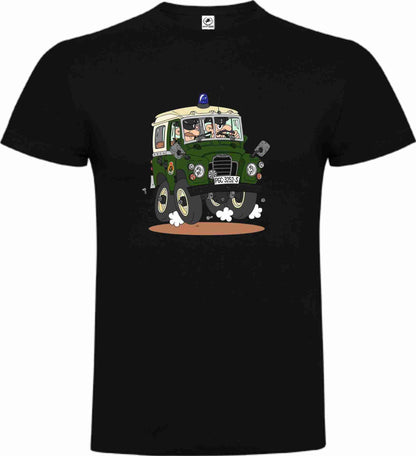 Camiseta Guardia Civil Algodón Caricatura