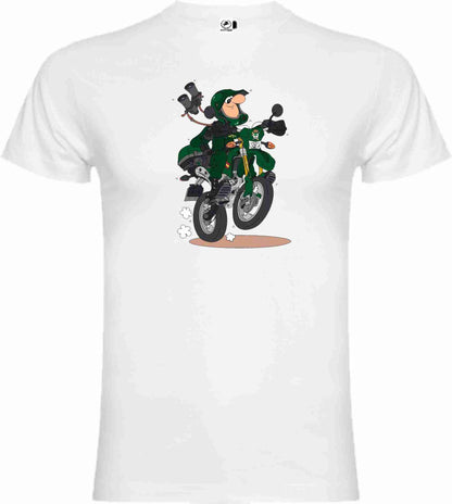 Camiseta Guardia Civil Algodón Caricatura