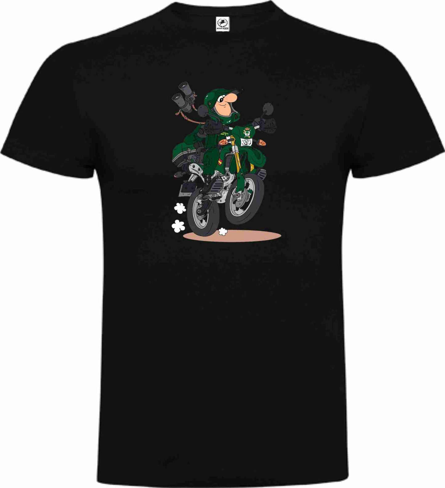 Camiseta Guardia Civil Algodón Caricatura