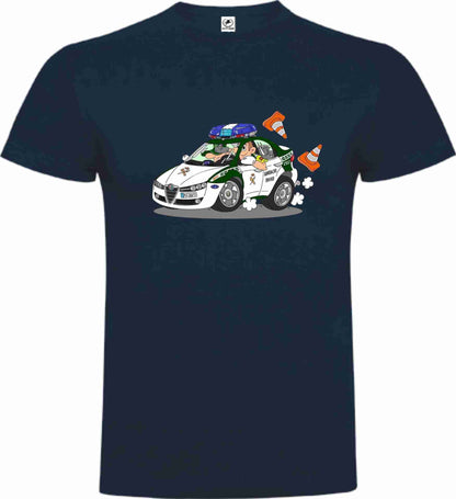 Camiseta Guardia Civil Algodón Caricatura
