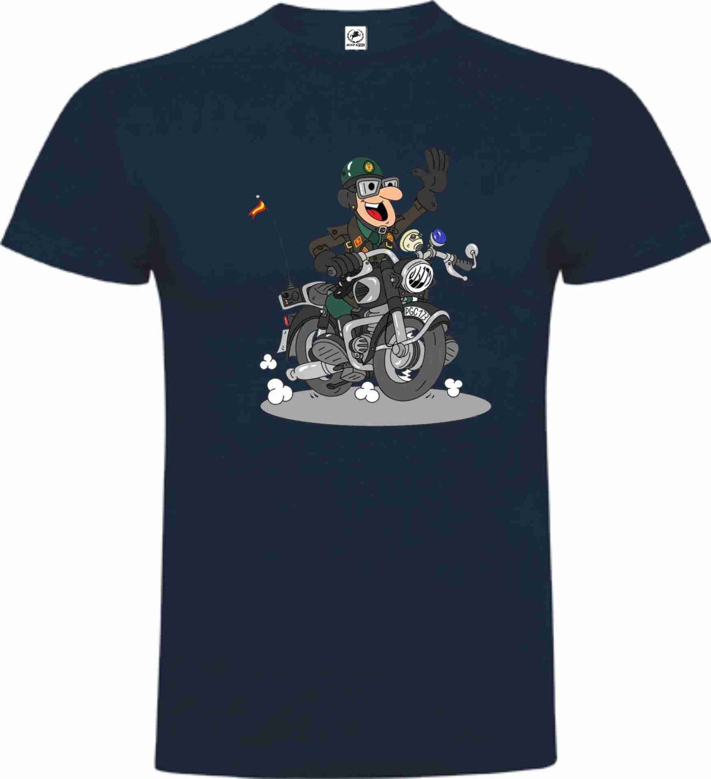 Camiseta Guardia Civil Algodón Caricatura