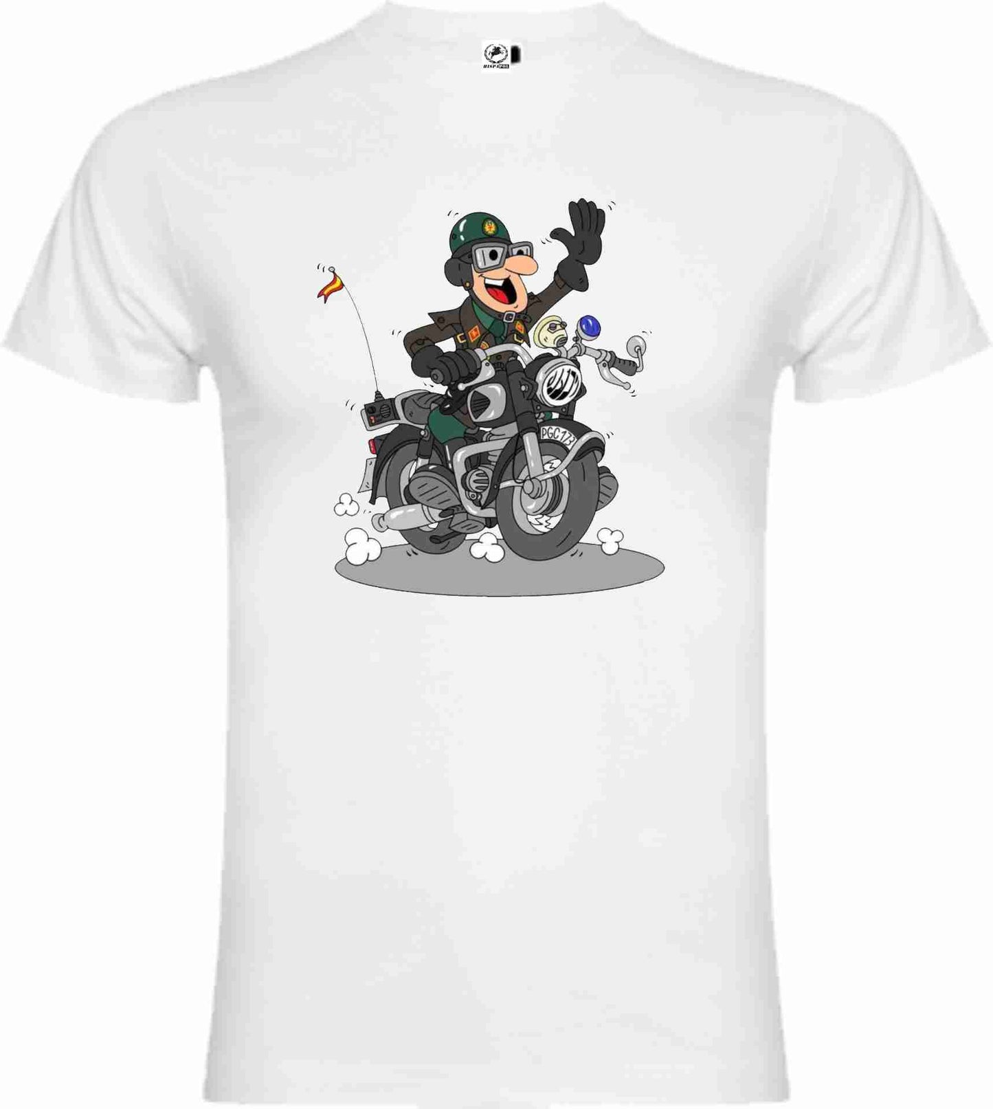 Camiseta Guardia Civil Algodón Caricatura