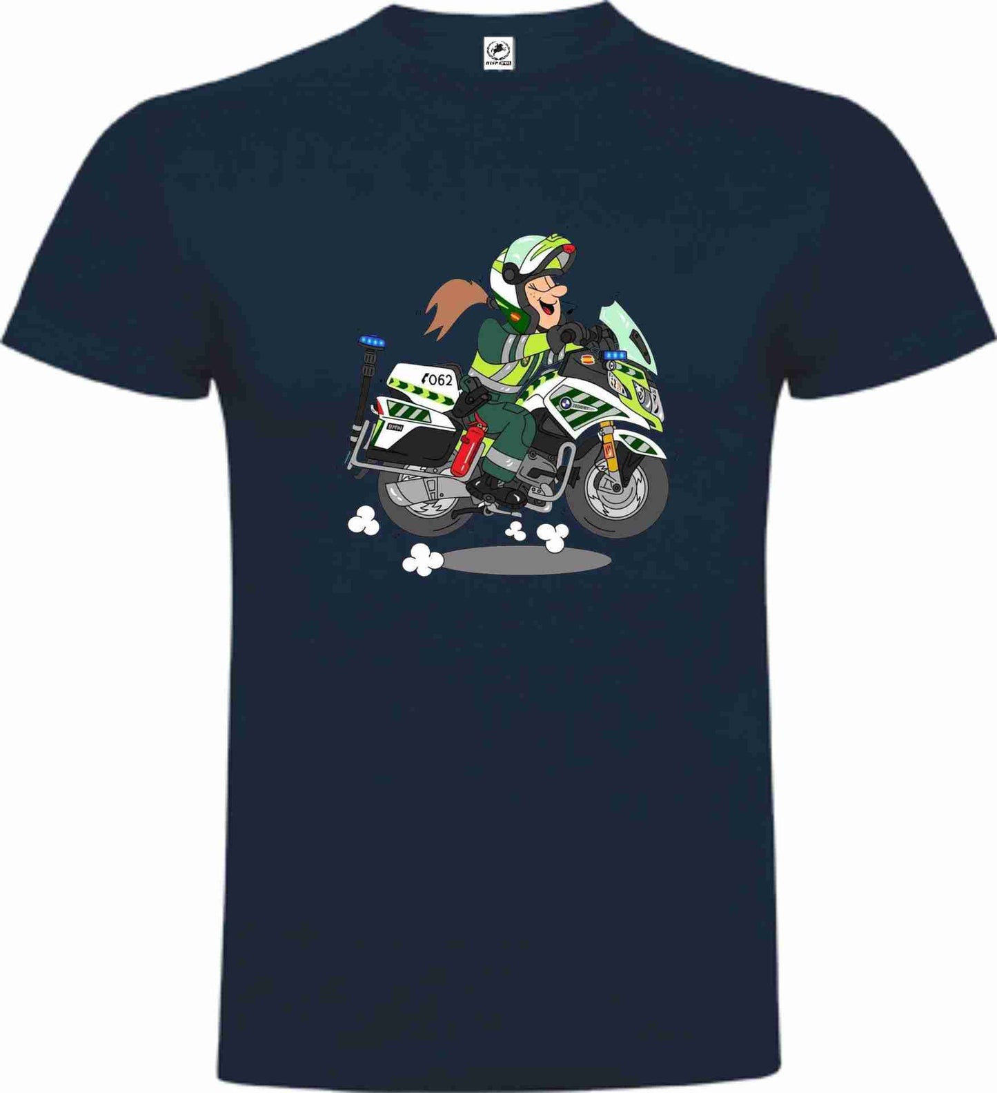 Camiseta Guardia Civil Algodón Caricatura