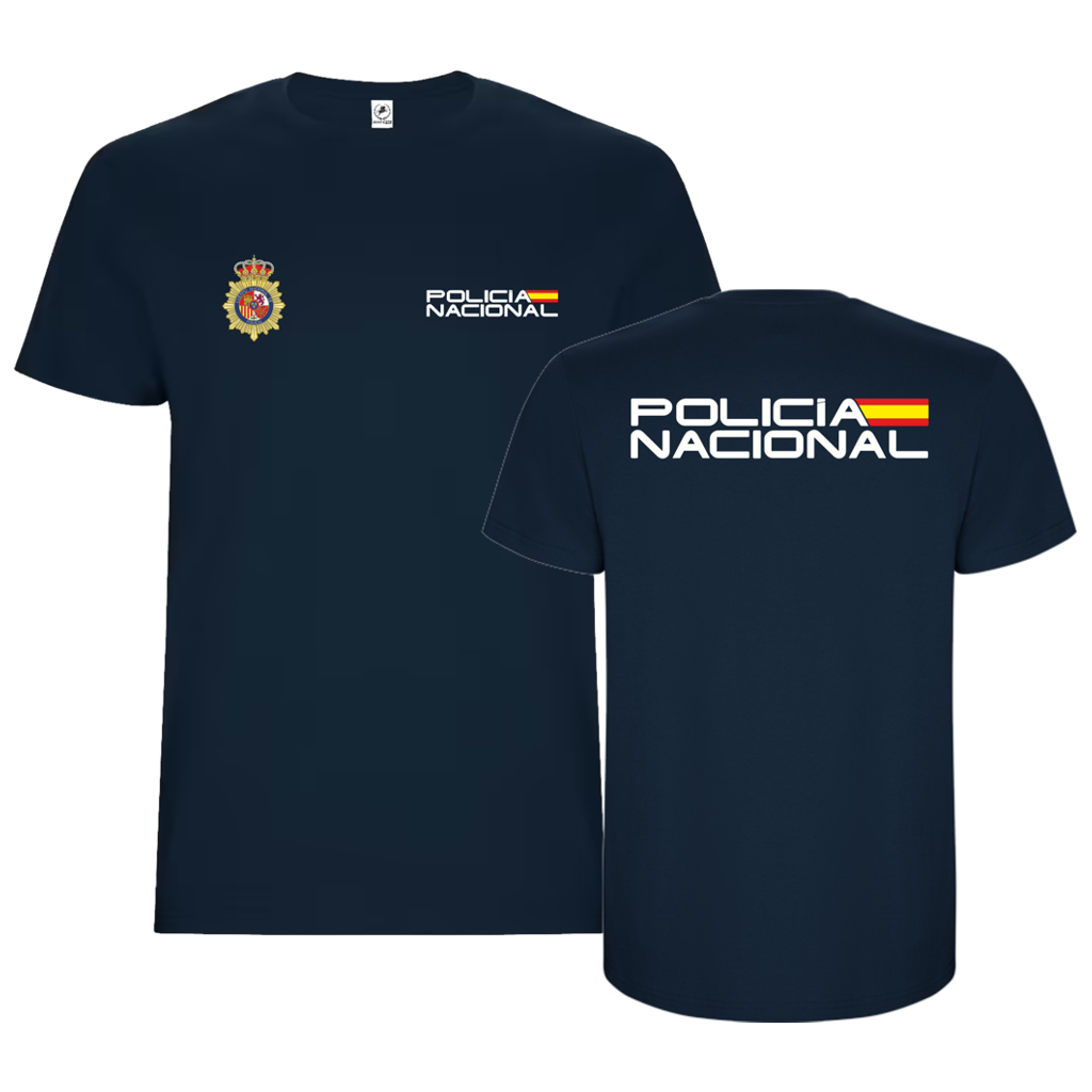 Camiseta Policía Nacional Algodón