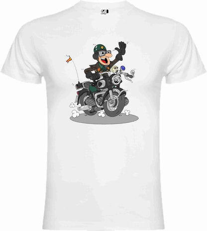 Camiseta Guardia Civil Algodón Caricatura