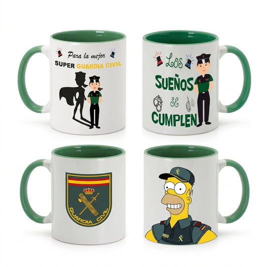 Tazas Cerámica Guardia Civil