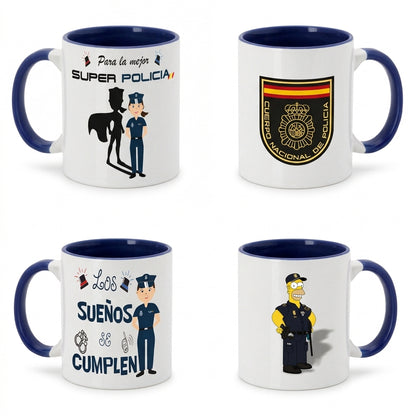 Tazas Cerámica Policía Nacional