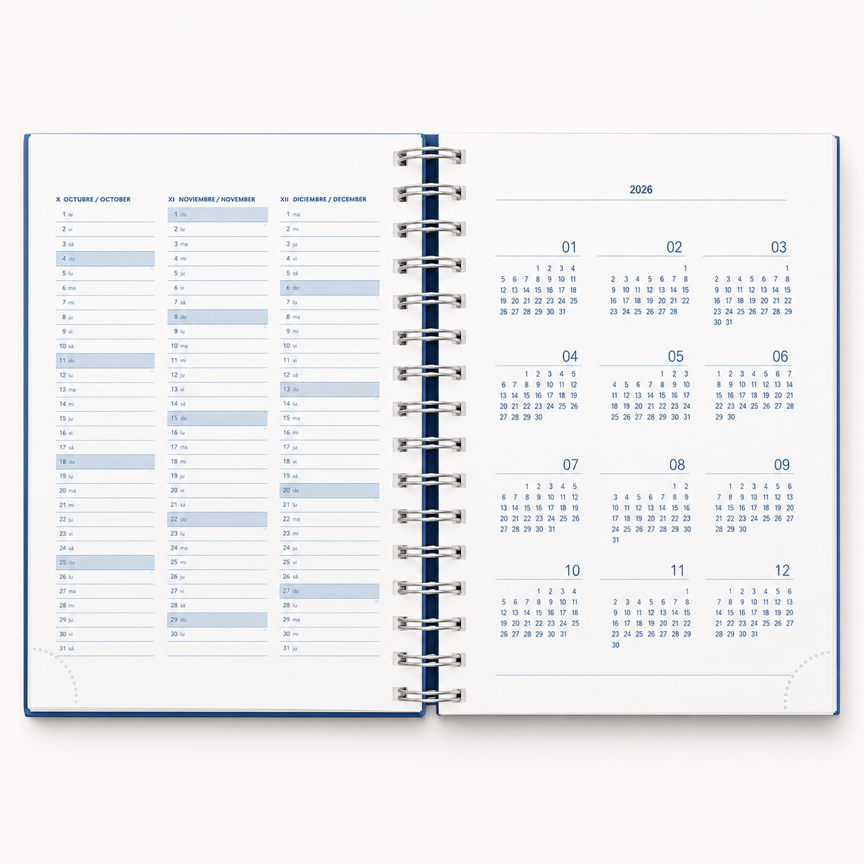 Agendas 2027 Personalizables