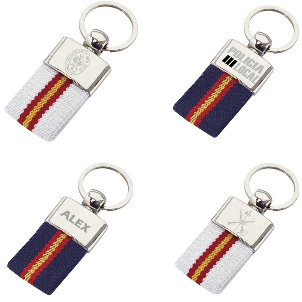 Llaveros Bandera España Personalizado