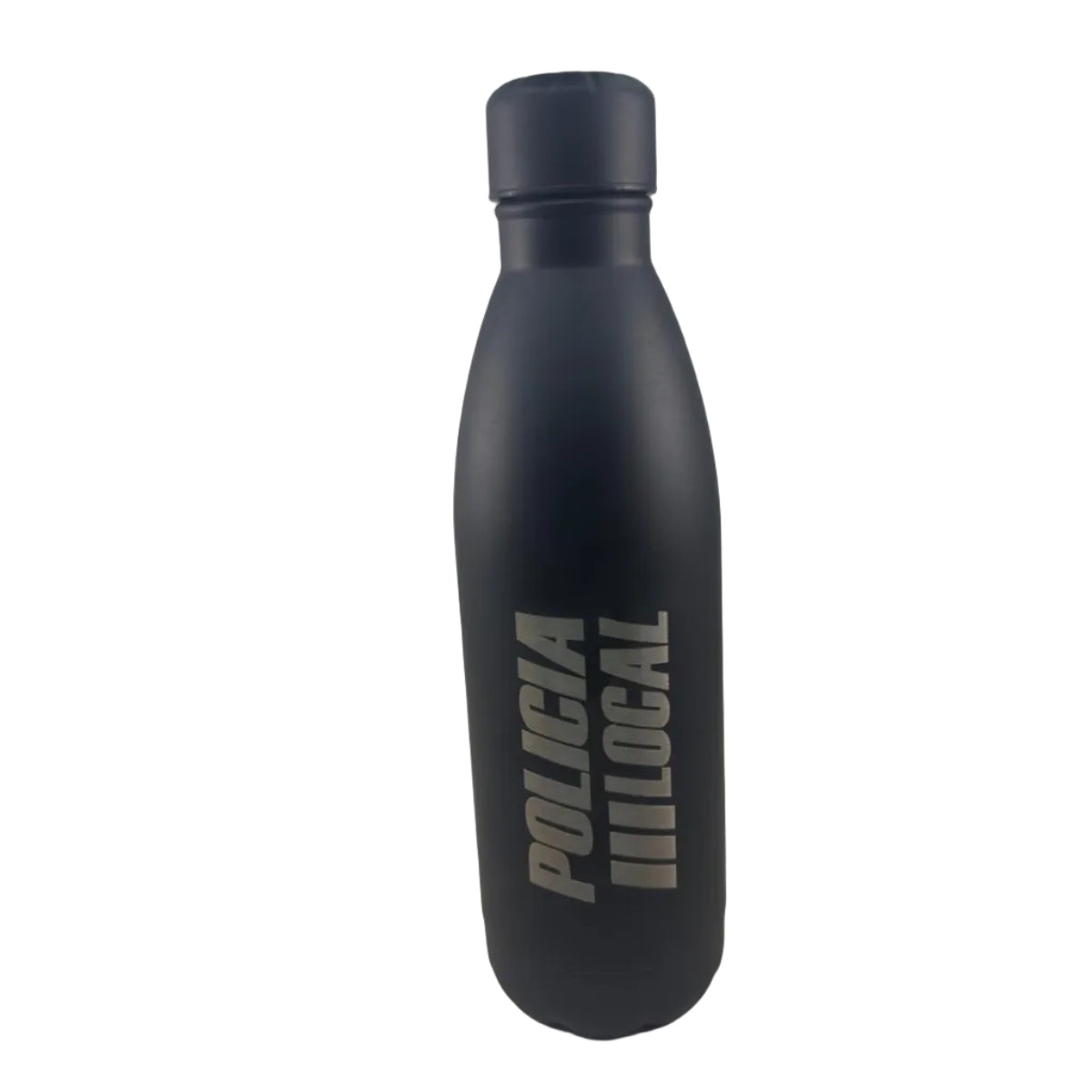 Botella Policía Local, Acero Inox.