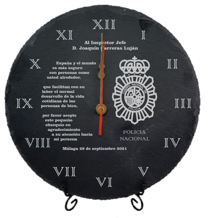 Relojes de pizarra personalizados