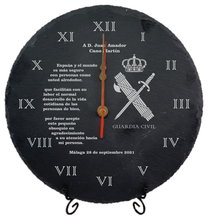 Relojes de pizarra personalizados