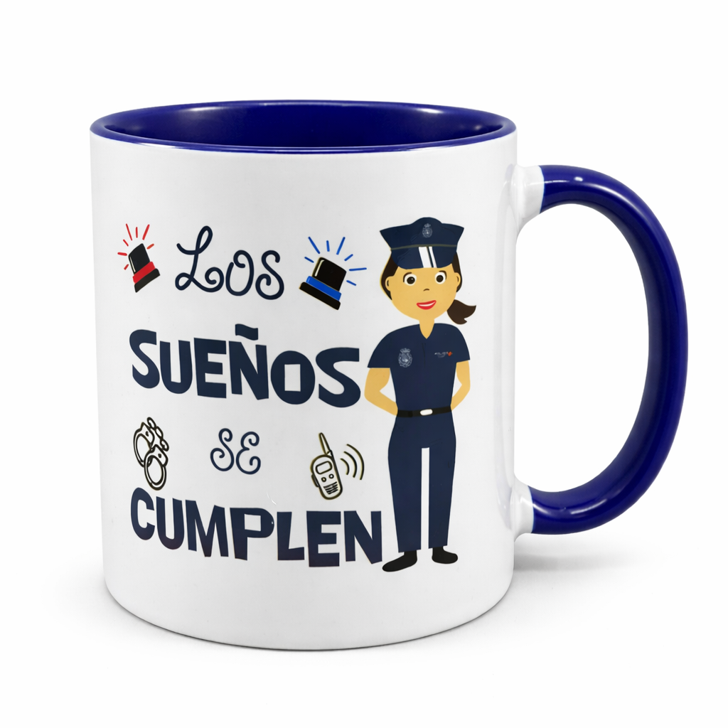 Tazas Cerámica Policía Nacional