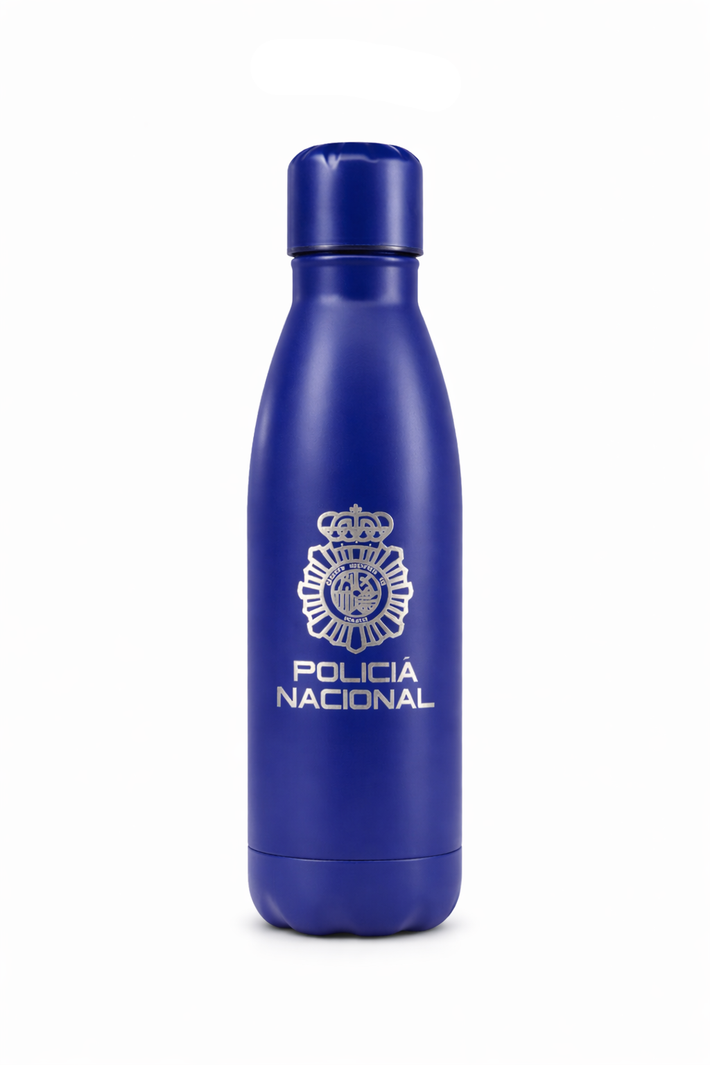 Botella Policía Nacional, Acero Inox.