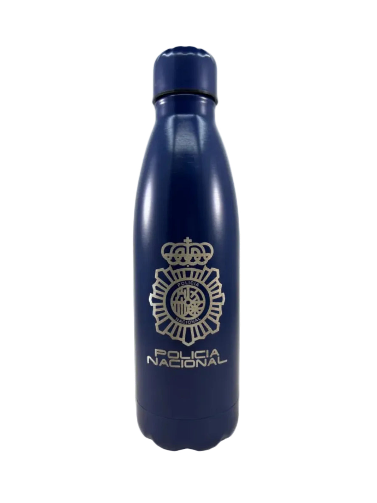 Botella Policía Nacional, Acero Inox.